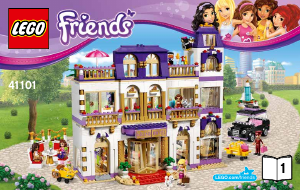 Bruksanvisning Lego set 41101 Friends Heartlakes hotell