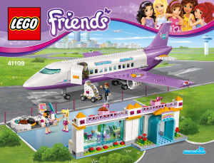 Manual Lego set 41109 Friends Heartlake airport