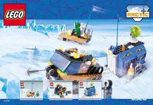Manual Lego set 6520 Arctic Mobile outpost
