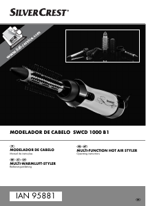 Manual SilverCrest IAN 95881 Modelador de cabelo