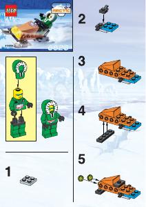 Mode d’emploi Lego set 6626 Arctic Snow Scooter