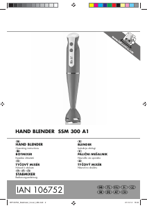 Instrukcja SilverCrest IAN 106752 Blender ręczny