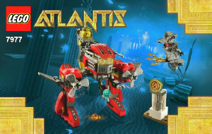 Manuale Lego set 7977 Atlantis L'esploratore dei fondali