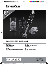 Manuale SilverCrest IAN 272952 Frullatore a mano