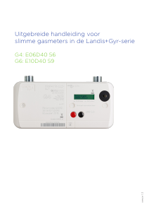 Handleiding Landis+Gyr G6 (Liander) Gasmeter