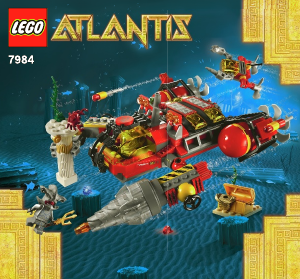 Bedienungsanleitung Lego set 7984 Atlantis Bohr-U-Boot