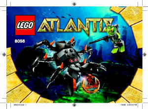 Bruksanvisning Lego set 8056 Atlantis Monster krabba clash