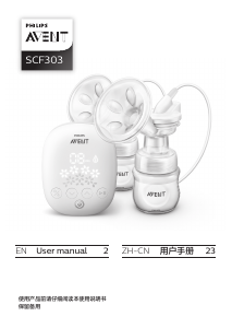 Manual Philips SCF303 Avent Breast Pump