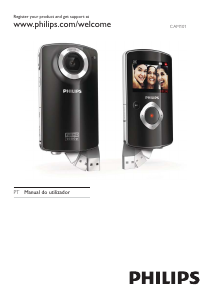Manual Philips CAM101BL Câmara de vídeo