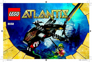 Manual Lego set 8058 Atlantis Guardian of the deep