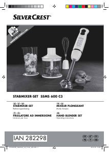Manuale SilverCrest IAN 282298 Frullatore a mano