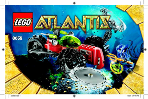 Manuale Lego set 8059 Atlantis Predatore dei fondali