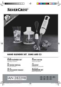 Manual SilverCrest IAN 282298 Blender de mână
