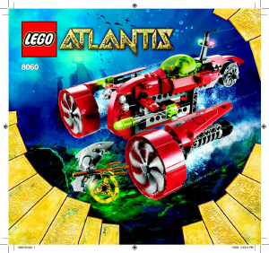 Manuale Lego set 8060 Atlantis Turbo-sottomarino