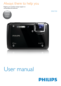 Handleiding Philips DSC150BL Digitale camera
