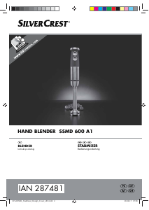 Instrukcja SilverCrest IAN 287481 Blender ręczny
