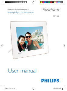 Manual Philips SPF1528 Digital Photo Frame