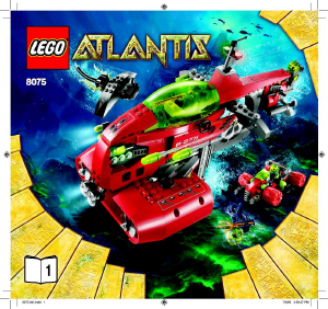 Handleiding Lego set 8075 Atlantis Neptune moederschip