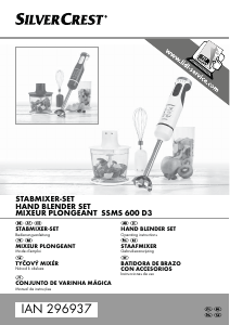 Manual SilverCrest IAN 296937 Hand Blender