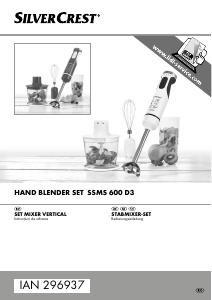 Manual SilverCrest IAN 296937 Blender de mână