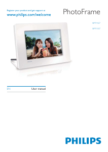 Manual Philips SPF1137B Digital Photo Frame