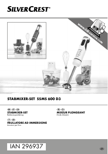 Manuale SilverCrest IAN 296937 Frullatore a mano