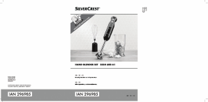 Handleiding SilverCrest IAN 296985 Staafmixer