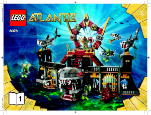 Manuale Lego set 8078 Atlantis Il portale di atlantis