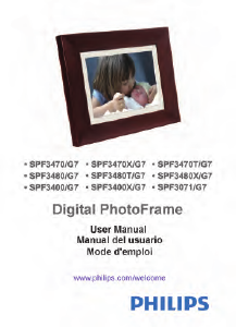 Manual Philips SPF3071 Digital Photo Frame