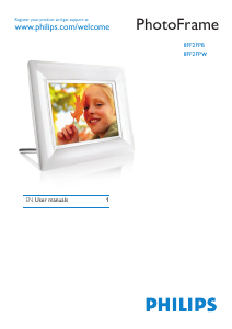 Manual Philips 8FF2FPW Digital Photo Frame