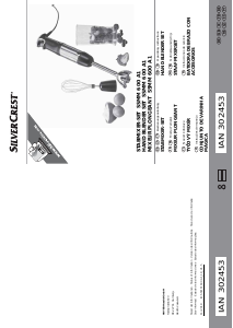 Manual de uso SilverCrest IAN 302453 Batidora de mano