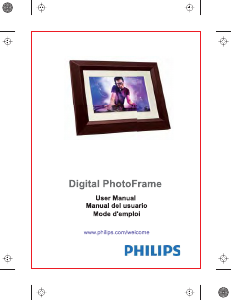 Manual Philips SPF3472 Digital Photo Frame