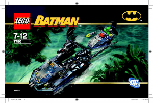 Manual Lego set 7780 Batman The Batboat - Hunt for killer croc