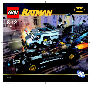 Manuale Lego set 7781 Batman The Batmobile – Due Facce in fuga