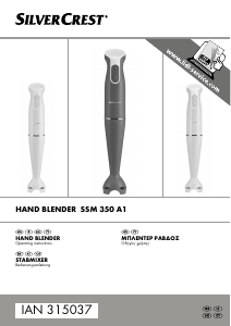Manual SilverCrest IAN 315037 Hand Blender