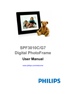 Manual Philips SPF3010C Digital Photo Frame