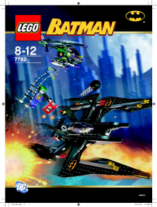 Manual de uso Lego set 7782 Batman Batwin – Ataque de Joker