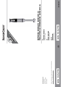 Manual SilverCrest IAN 315278 Varinha mágica
