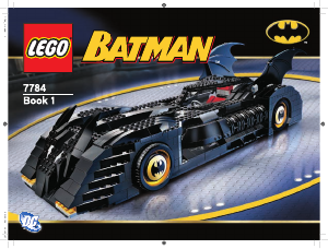 Bruksanvisning Lego set 7784 Batman Batmobile – Ultimata Collector's Edition