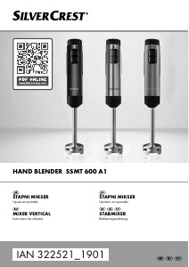 Manual SilverCrest IAN 322521 Blender de mână