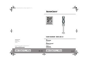 Bruksanvisning SilverCrest IAN 326313 Stavmixer