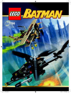 Manual Lego set 7786 Batman The Batcopter - The chase for Scarecrow