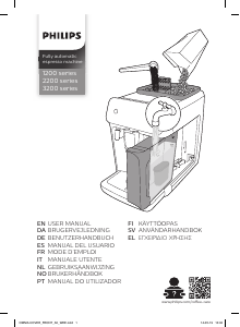 Manual Philips EP1222 Máquina de café expresso