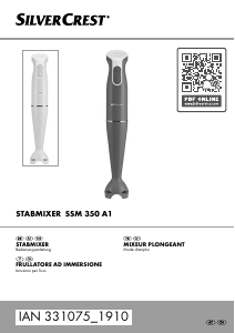 Manuale SilverCrest IAN 331075 Frullatore a mano