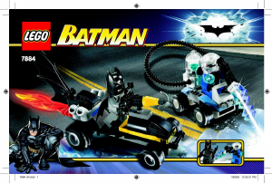 Manuale Lego set 7884 Batman Batmans buggy – Mr. Freeze in fuga