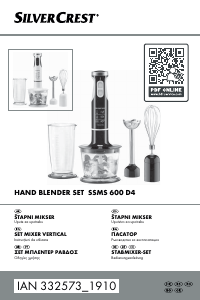 Manual SilverCrest IAN 332573 Blender de mână