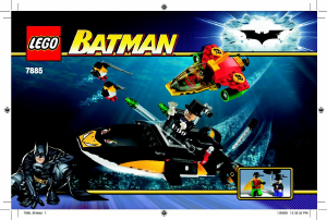 Manual Lego set 7885 Batman Robins scuba jet - Attack of the Penguin