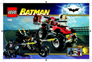 Manual de uso Lego set 7886 Batman Batcycle