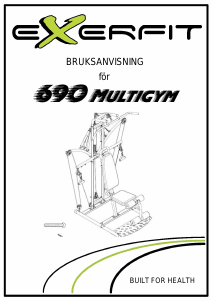 Bruksanvisning X-erfit 690 Träningsmaskin