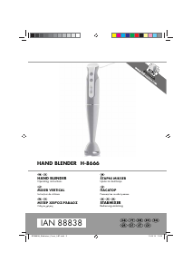 Manual SilverCrest IAN 88838 Blender de mână